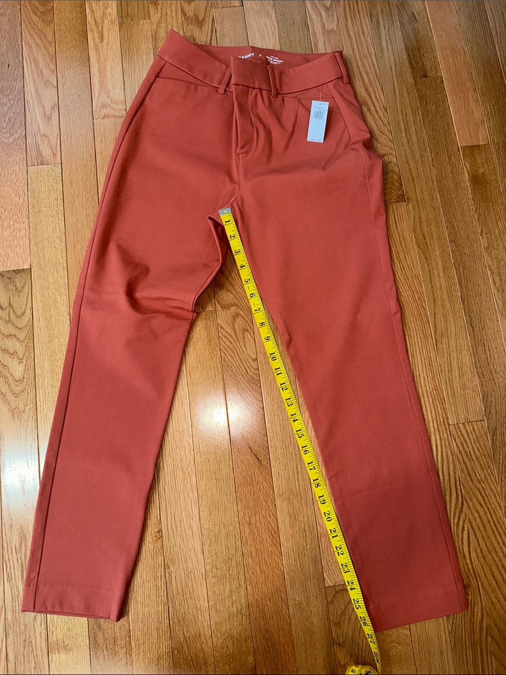 Old Navy high rise pixie skinny Rust colored pants